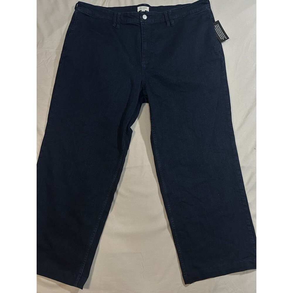 New Womens Candace Cameron Bure Wide Leg Jeans Size 22 WP Petite Dark Wash Denim